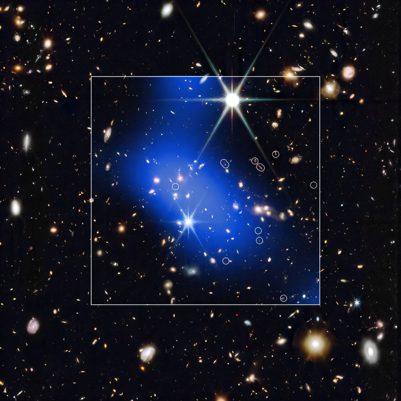 NASA Finds Galaxy Cluster Forming 1 Billion Years Early
