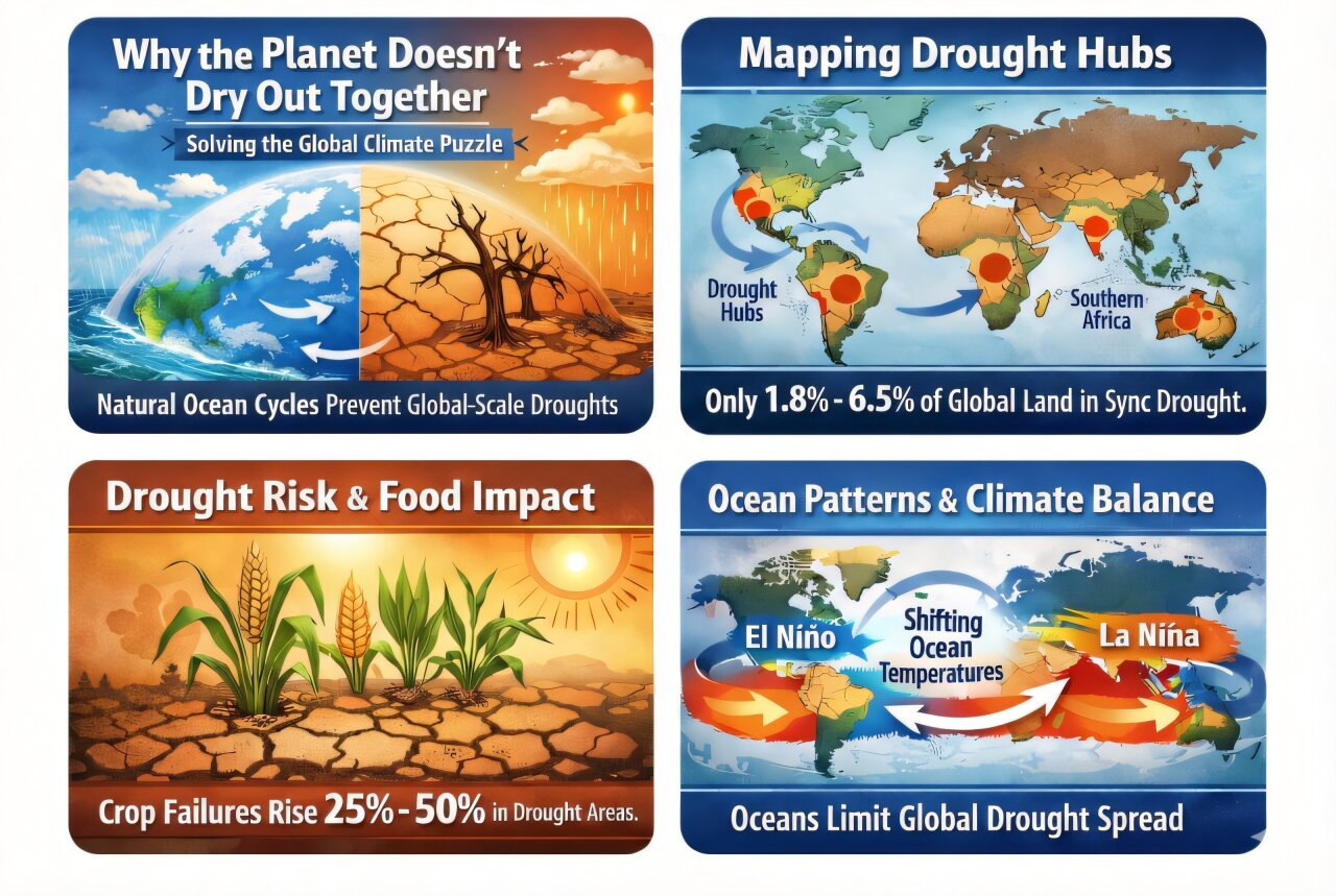 Scientists Solve Why Droughts Don't Hit the Whole Planet