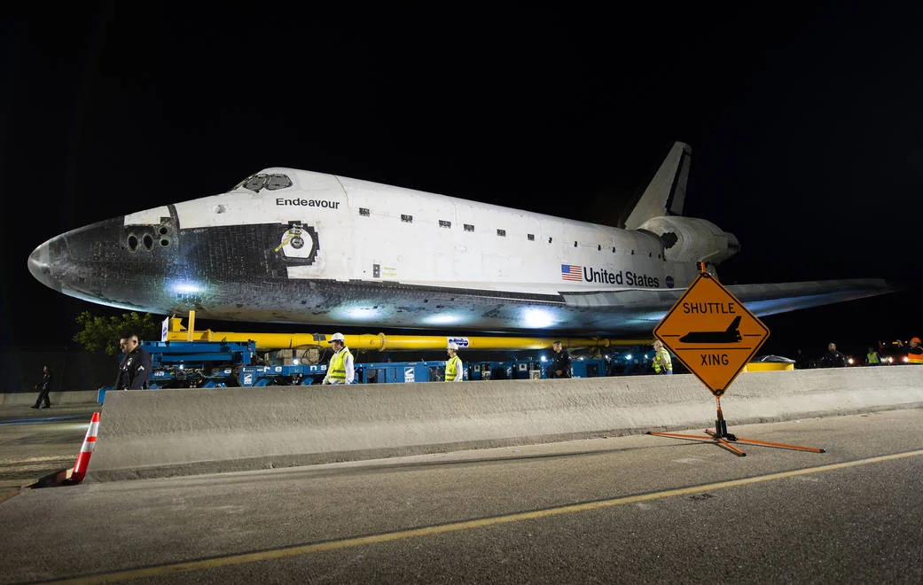 Space Shuttle Endeavour's Epic 12-Mile LA Crawl Took 68 Hours