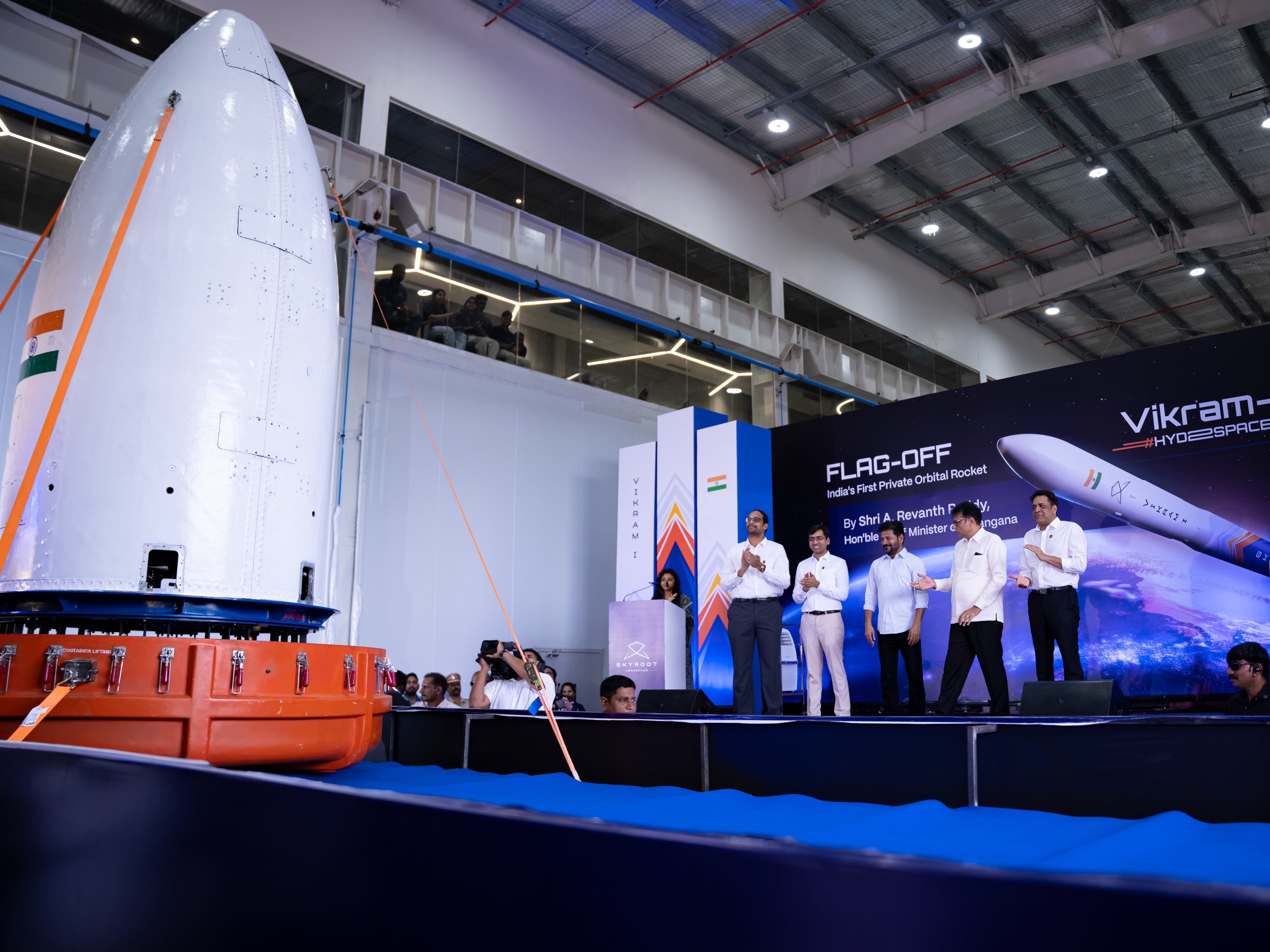 India's First Private Orbital Rocket Reaches Launchpad
