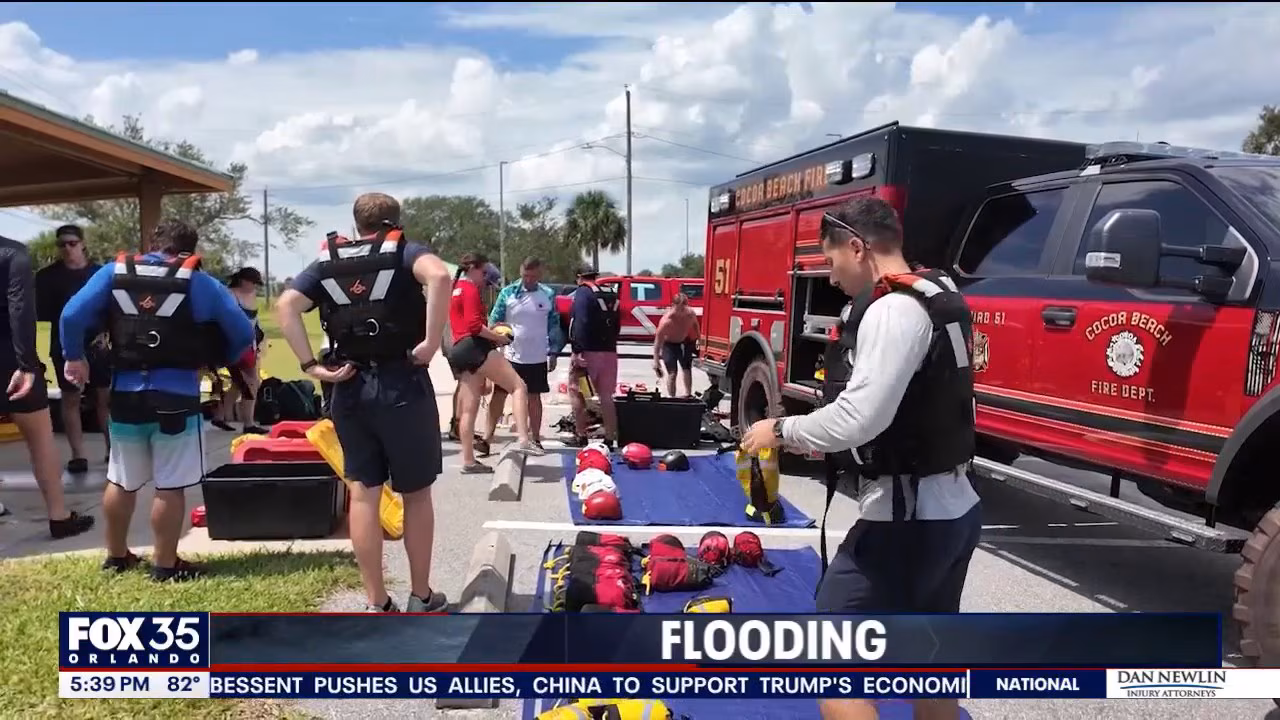 90+ Florida Firefighters Train After Historic 2025 Flood - Image 3