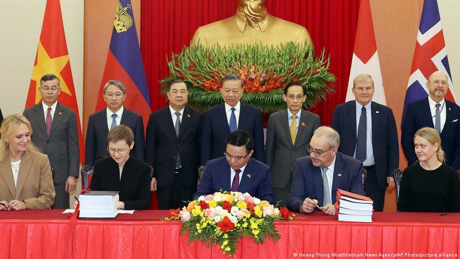 Vietnam Signs Free Trade Deal With 4 European Nations