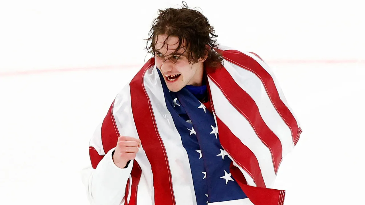 Olympic Hero Jack Hughes Wins Over Rival Rangers Fans