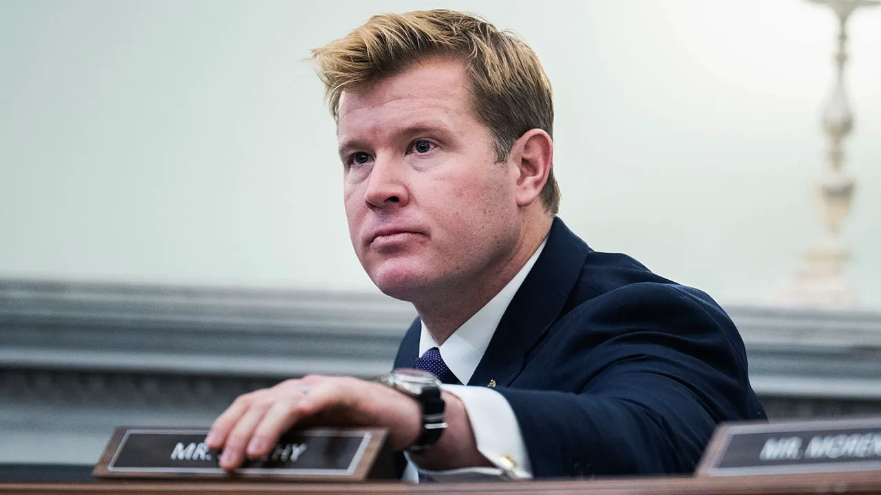 Senator Tim Sheehy of Montana at the Capitol building in Washington, D.C.