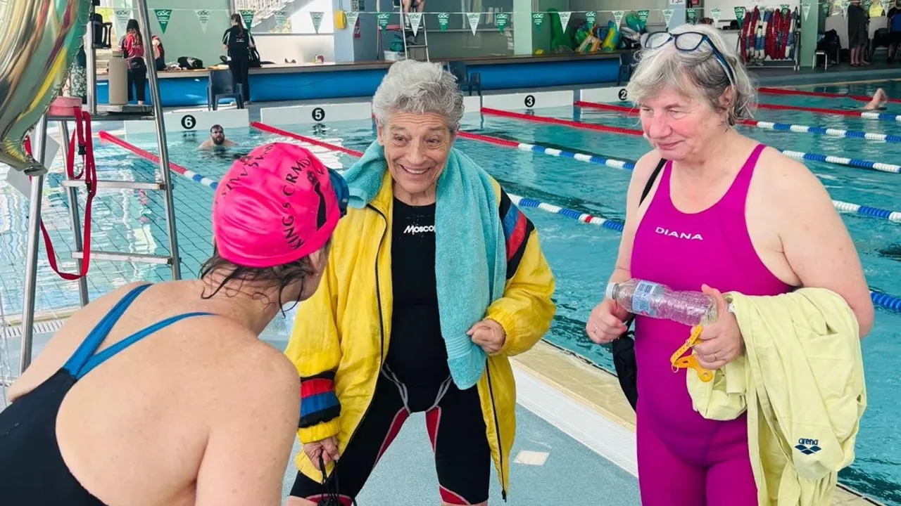 95-Year-Old Breaks 100 Swimming Records, Wins 26 Golds