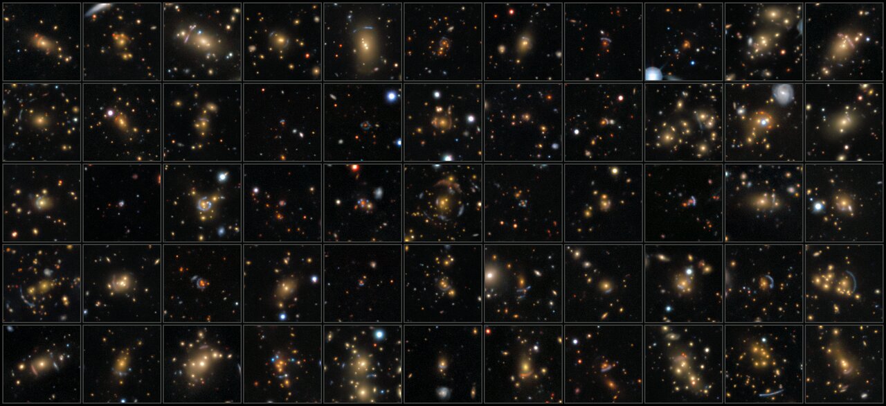 Scientists Find 70 Cosmic Magnifying Glasses in Space