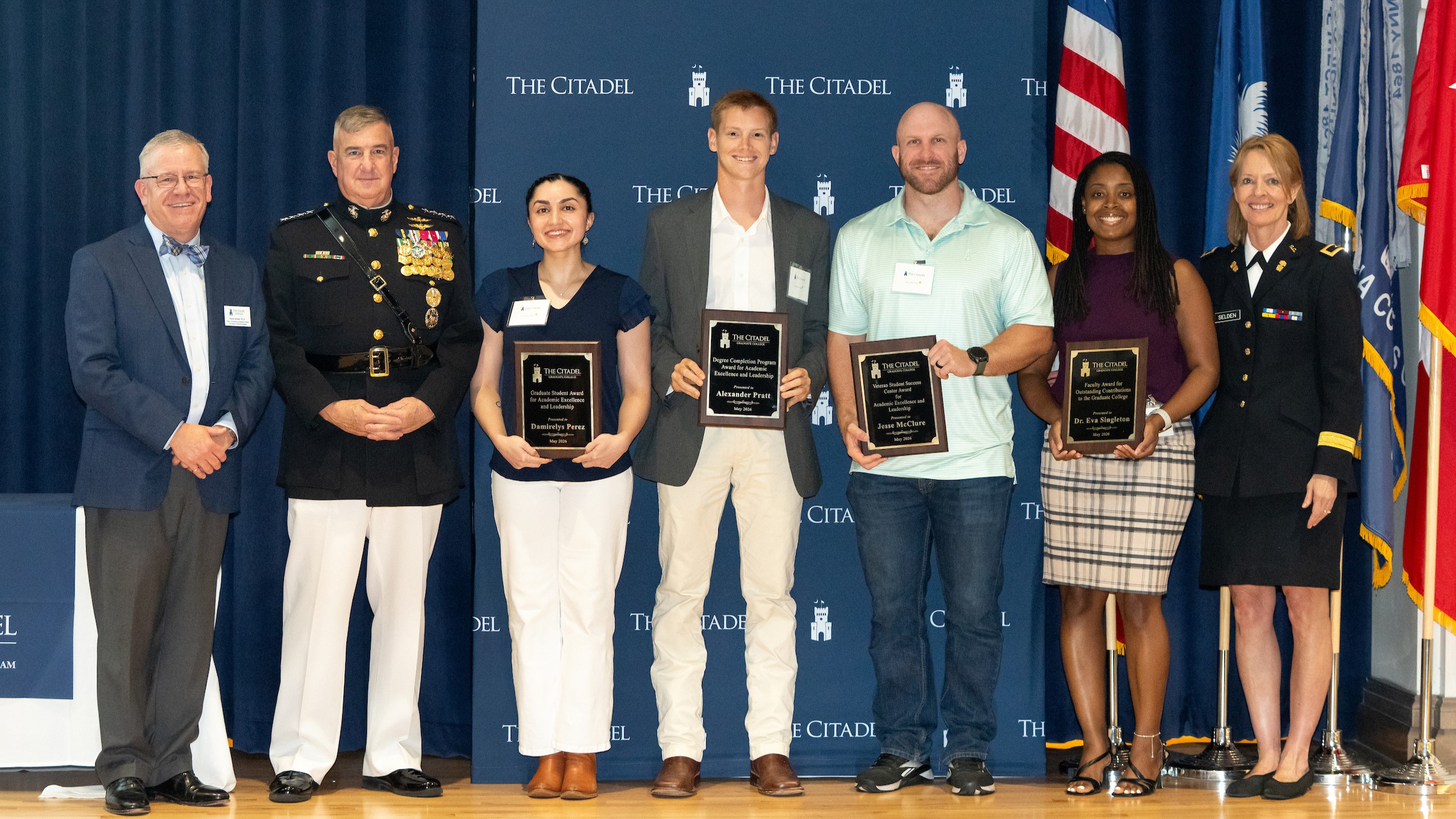 The Citadel Honors 20+ Students and Faculty for Excellence
