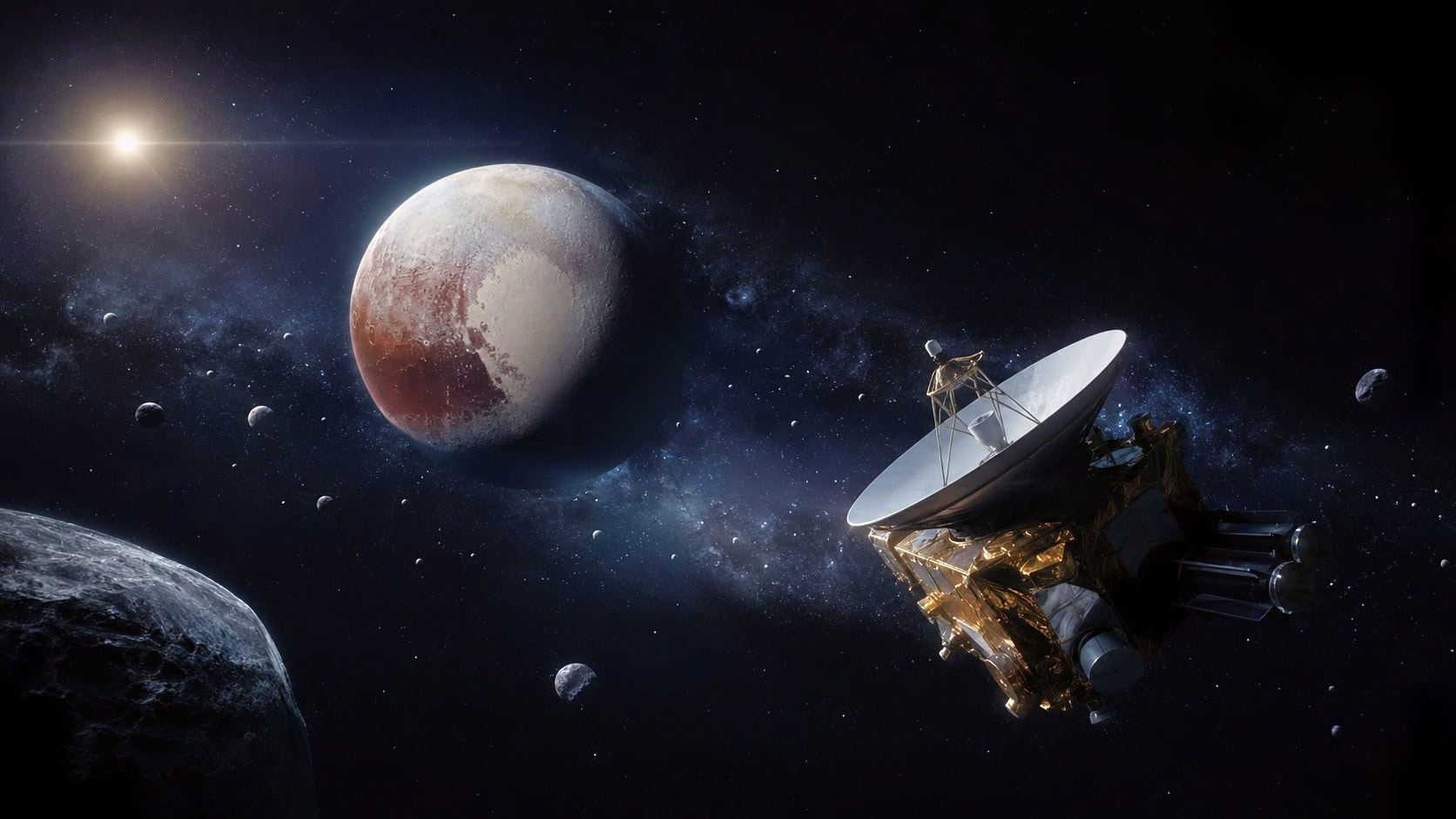 NASA Probe Reveals Pluto's Heart After 3 Billion Mile Trip