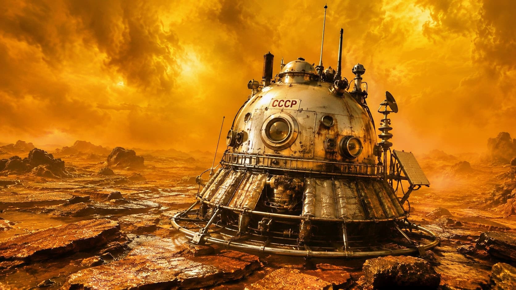 Soviet Probe Survived Venus, Then Tested Its Own Lens Cap