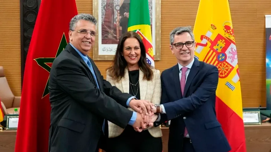 Justice ministers from Morocco, Spain, and Portugal meeting in Rabat to sign World Cup cooperation agreement