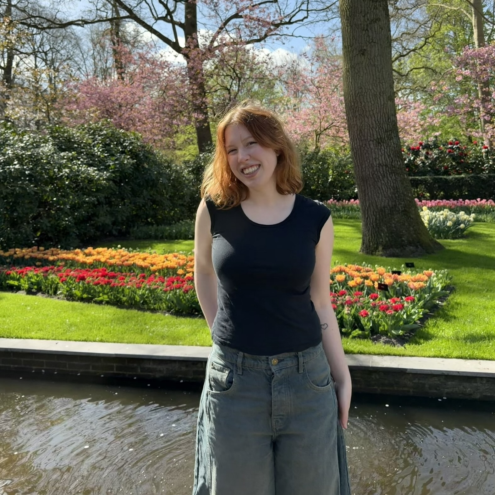 Colorado College student Bernadette Latham celebrating prestigious national science scholarship achievement