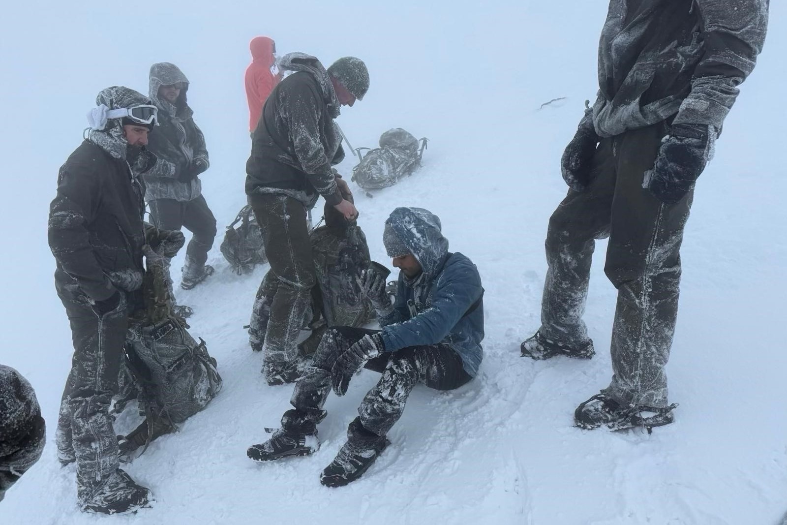 Dutch Marines Rescue Stranded Hiker on Ben Nevis