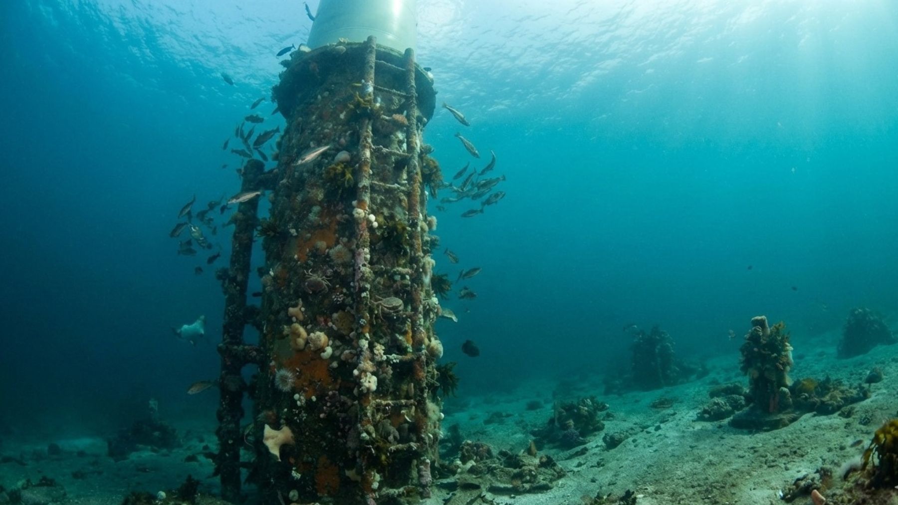 Dutch Wind Turbines Now Growing Ocean Reefs Below Surface