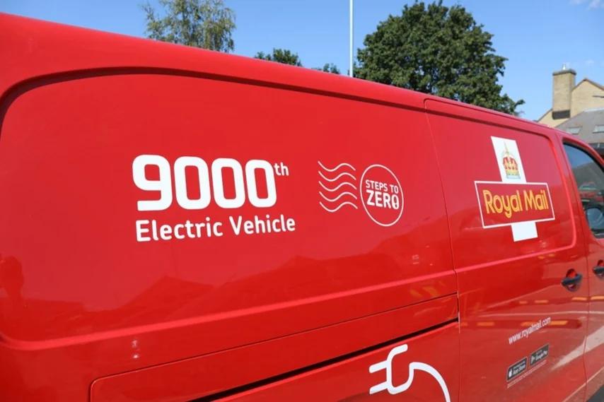Royal Mail Hits 9,000 Electric Vans in UK Delivery Fleet
