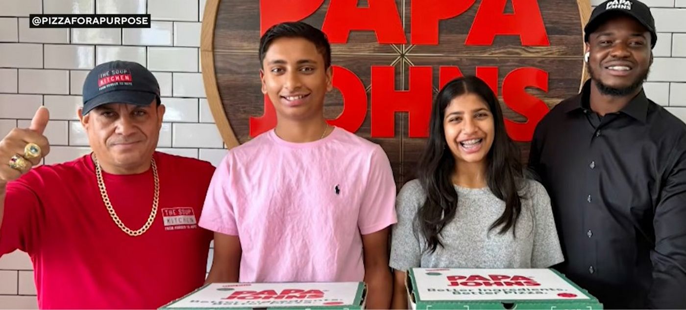 Florida Teens' App Delivers 25,000 Pizza Slices to Families