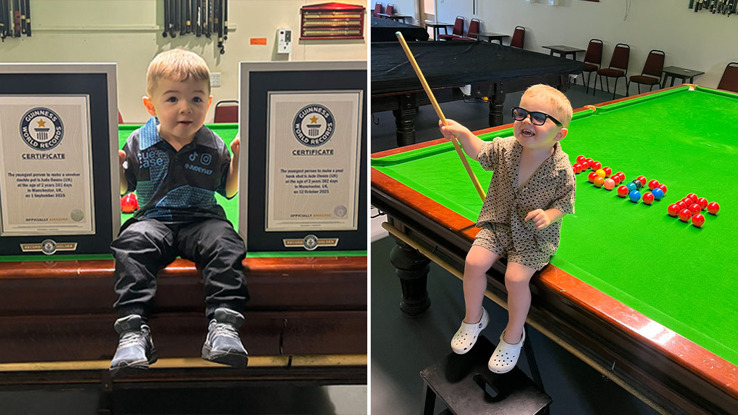 UK Toddler Breaks 2 Snooker Records Before Age 3