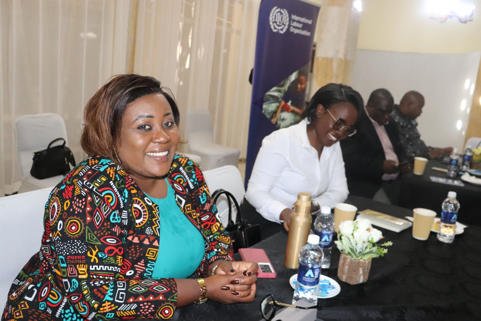 Ghanaian and Zambian officials and educators meeting together at skills development forum in Lusaka