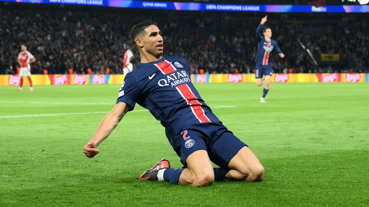 PSG's Hakimi Shines in Thrilling 5-4 Champions League Win