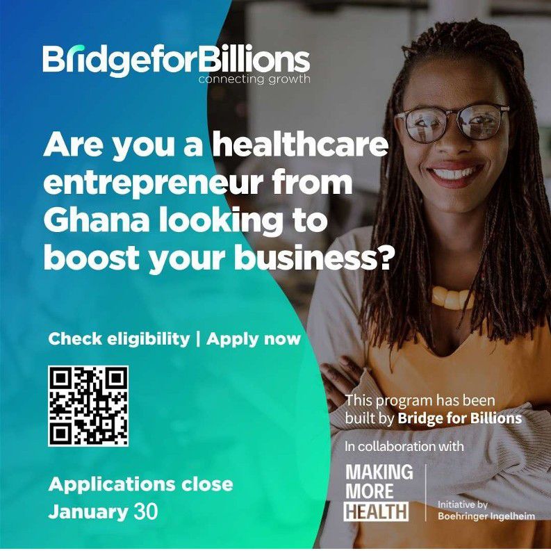 Ghanaian healthcare entrepreneurs collaborating on innovative solutions for chronic disease management and community health