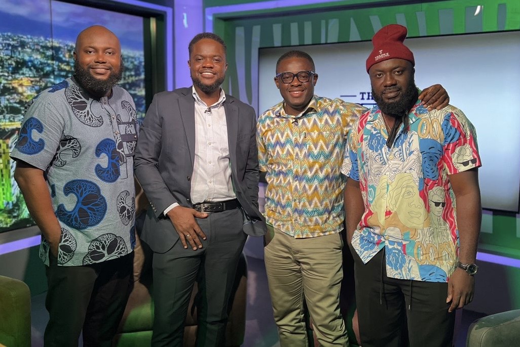 Television panel discussion on Joy Prime's The Brotherhood show about affordable wedding ceremonies in Ghana