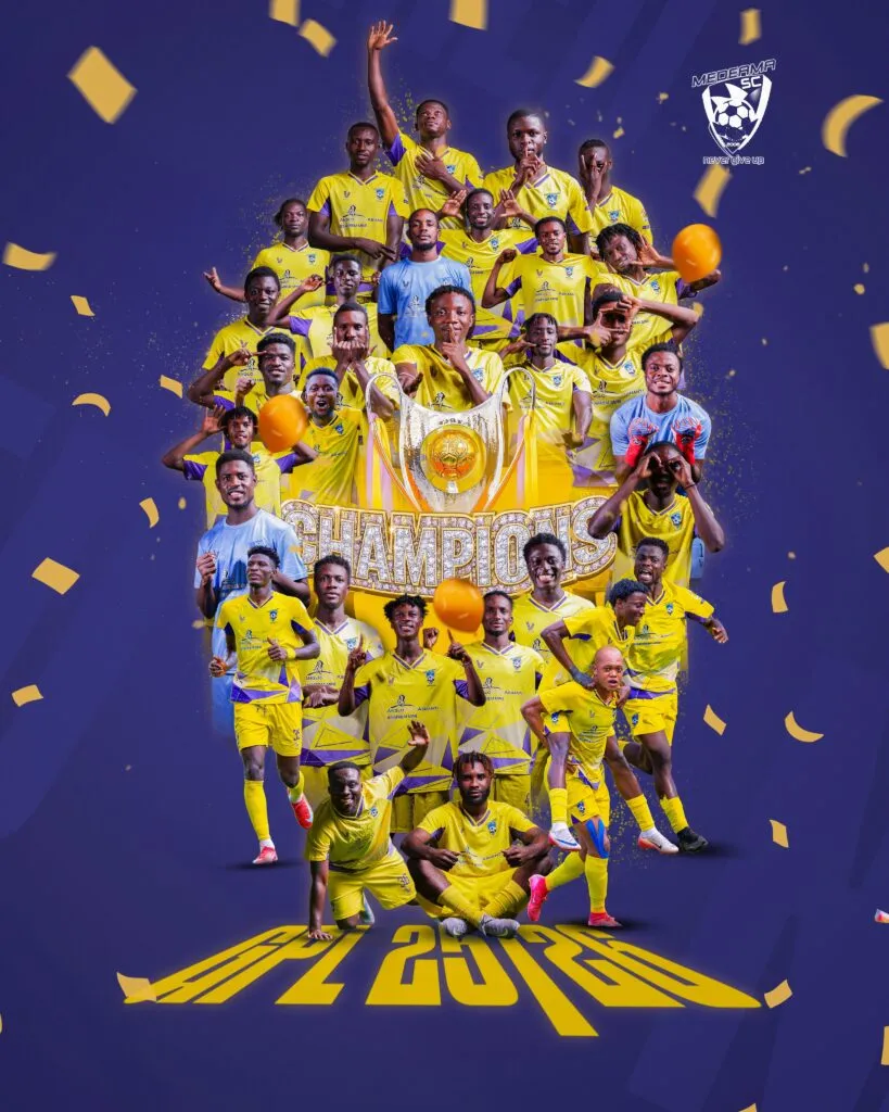 Medeama SC Wins Ghana Premier League Title With 5-2 Victory