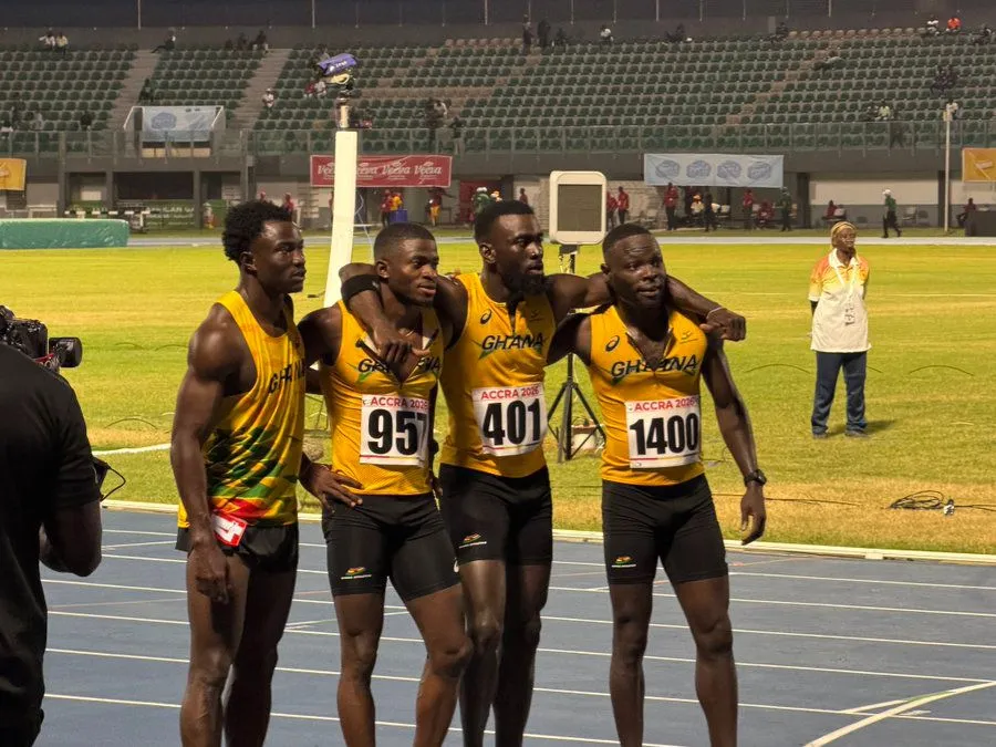 Ghana's 4x100m Team Claims Bronze at Home Championships