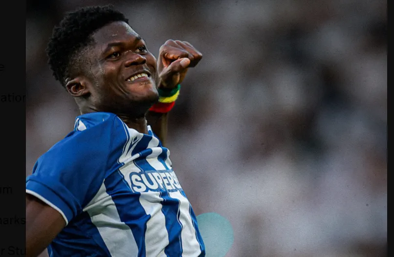 Ghanaian Defender Scores Stunner in Champions League Debut