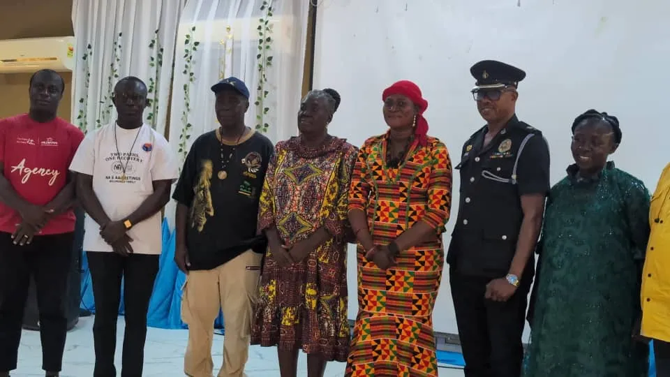 Mental health professionals at Willingway Recovery and Rehabilitation Centre in Ghana's Ashanti region welcoming patients