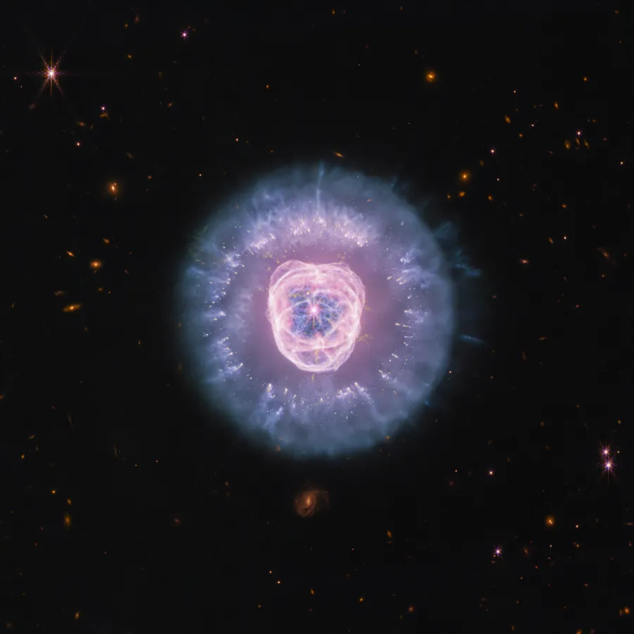 Webb Telescope Captures Stunning Lion-Shaped Nebula