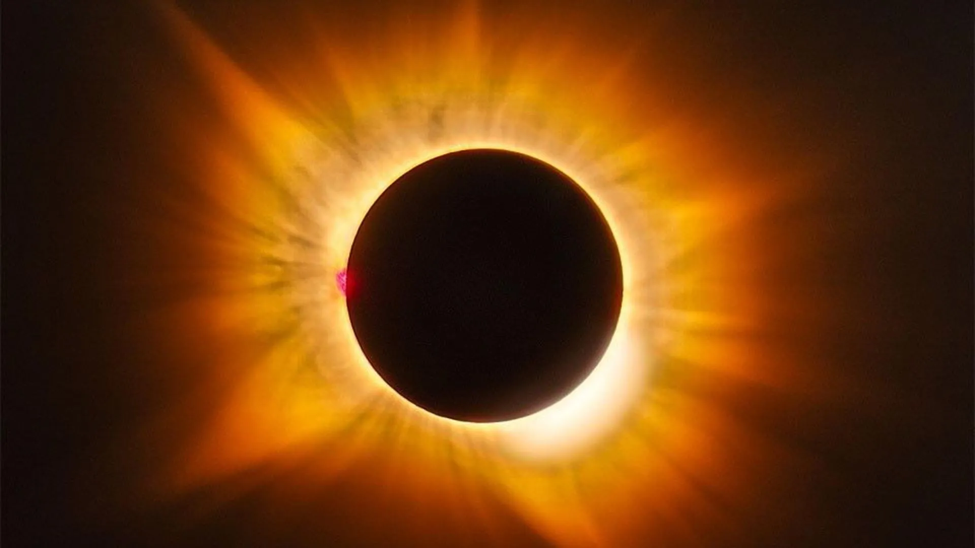 Spain's Golden Eclipse Dazzles With Rare Sunset Glow