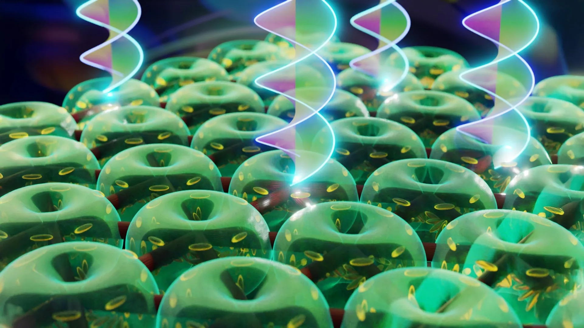 Scientists Create "Light Tornadoes" for Quantum Tech
