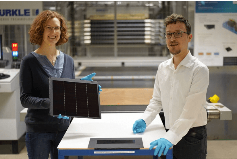 High-efficiency solar panel module with reflective surface developed by German research team