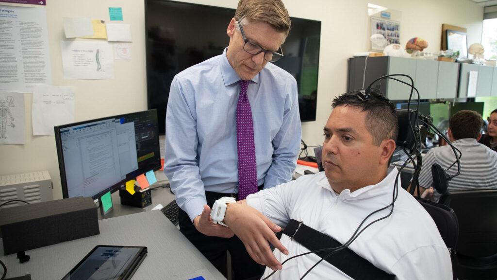 Brain Implant Lets Paralyzed Man Feel His Dog Again