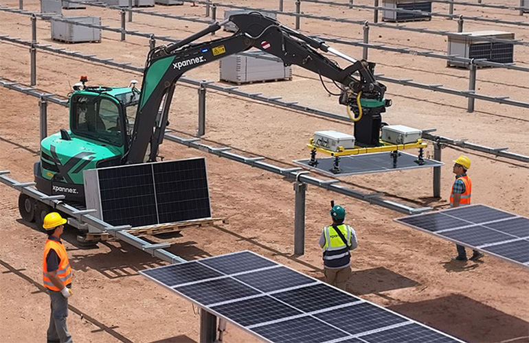 Robot Cuts Solar Panel Installation Time by 50%