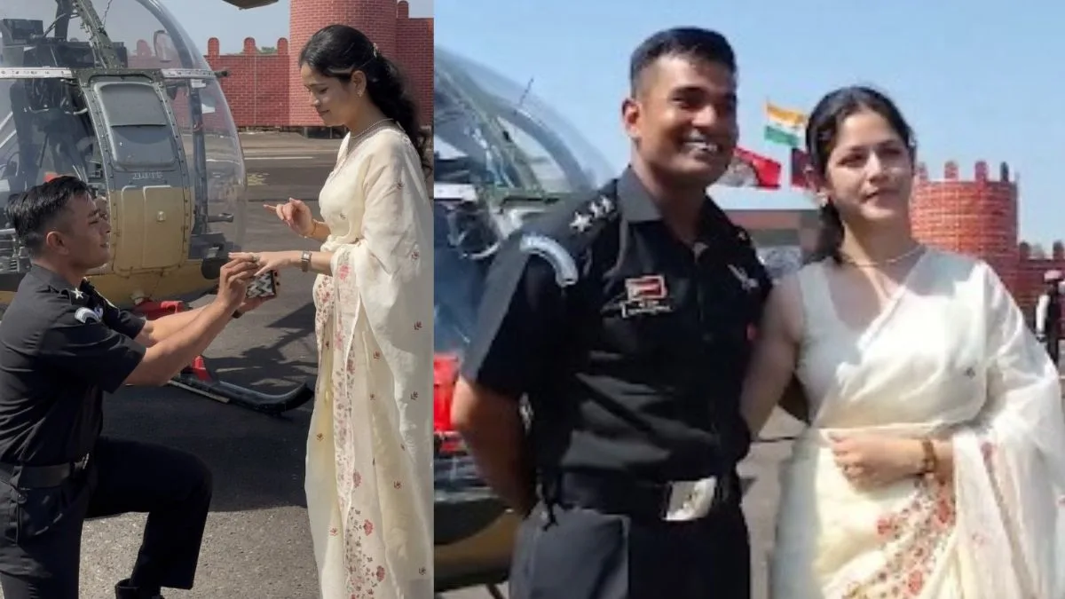 Army Pilot's Post-Graduation Proposal Goes Viral in India
