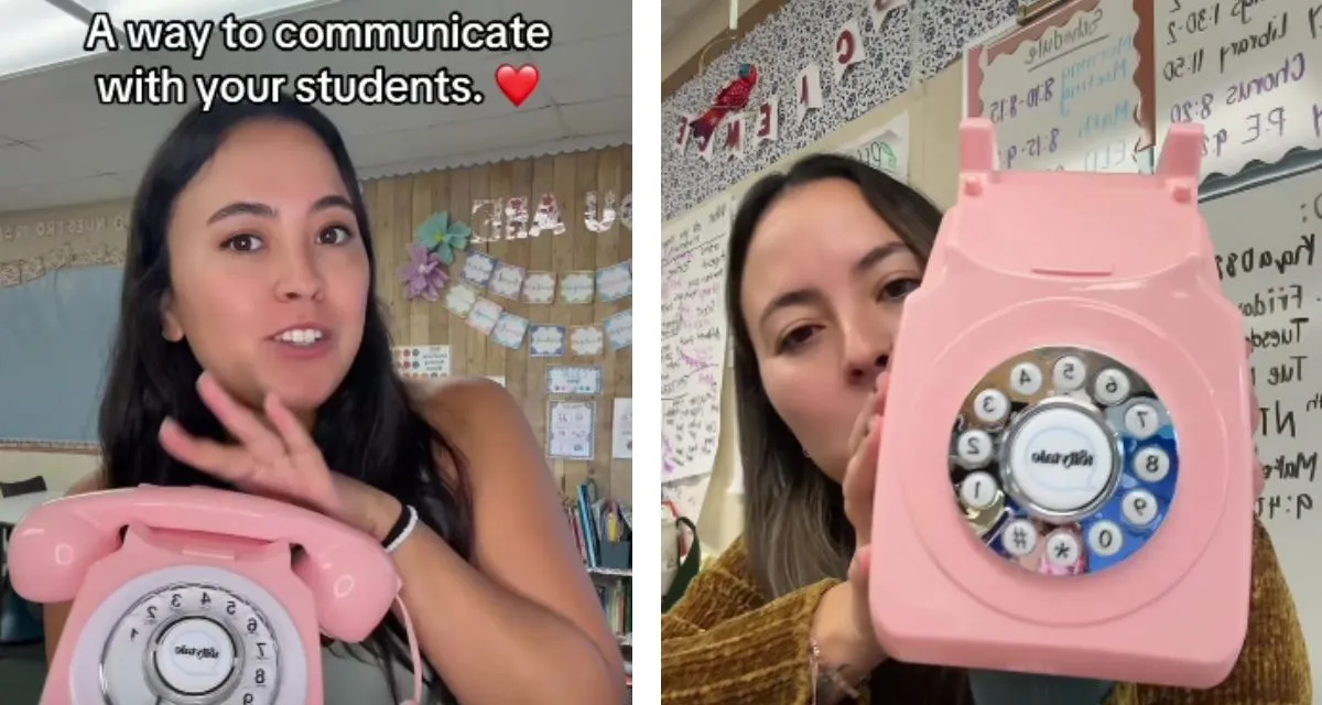 Teacher's 'Telly Tale Phone' Turns Tattling Into Learning