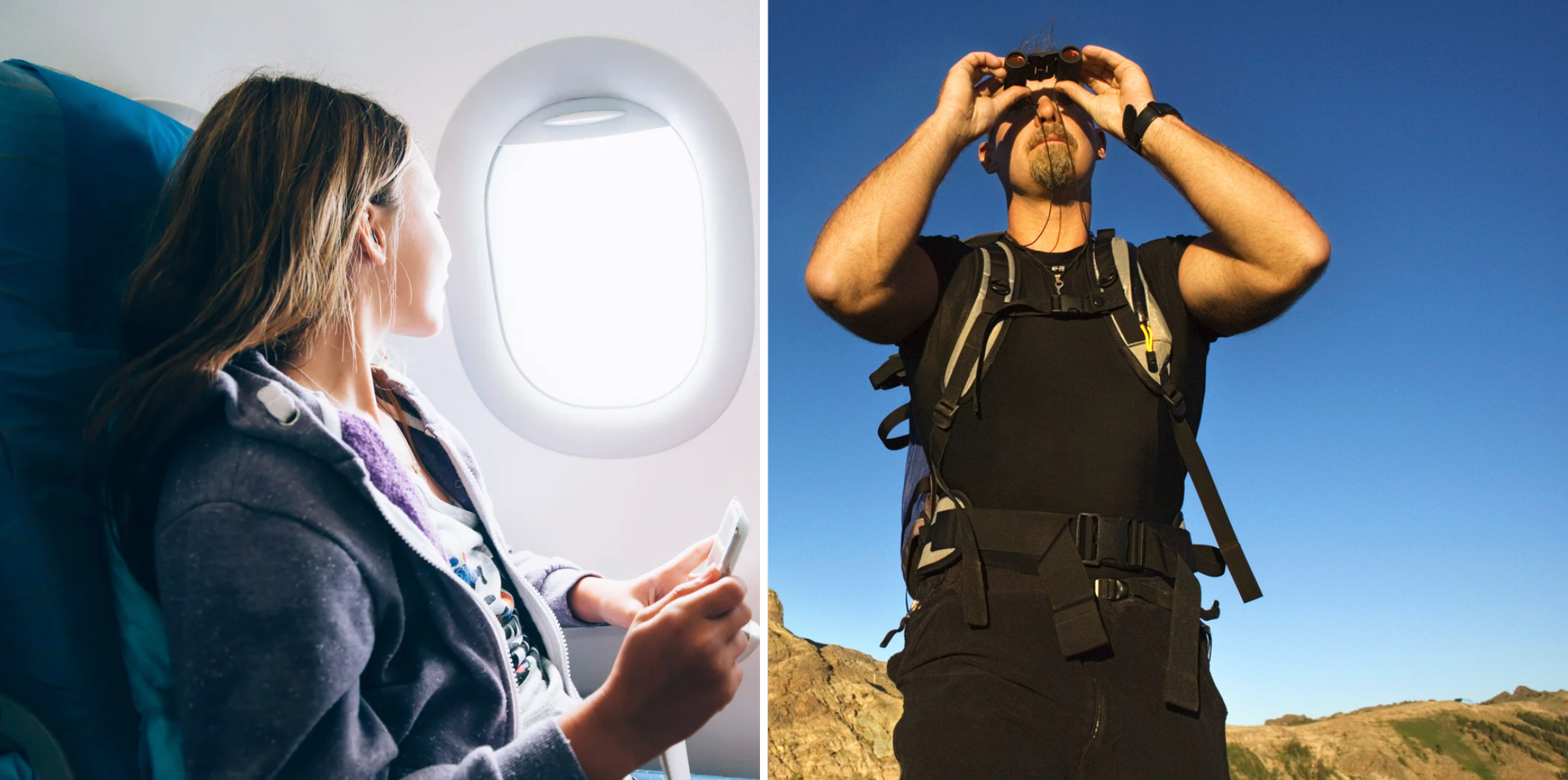 Man Runs Into Yard Waving at Wife's Plane 30,000 Feet Up
