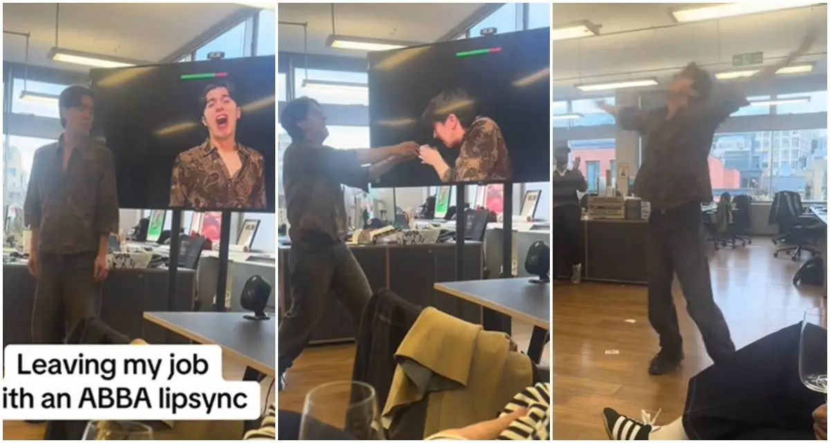 Graphic Designer Exits Job With Epic ABBA Lip-Sync Show