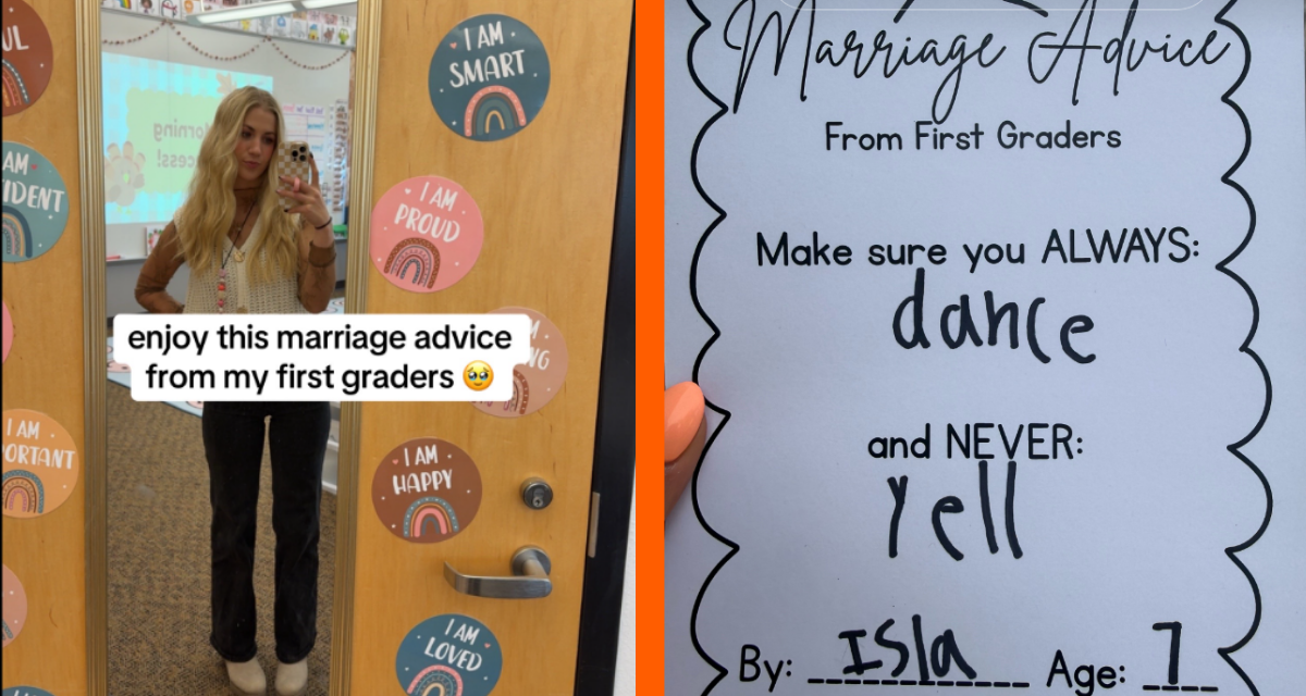 First Graders Share Marriage Advice: Coffee, Costco, Puppies