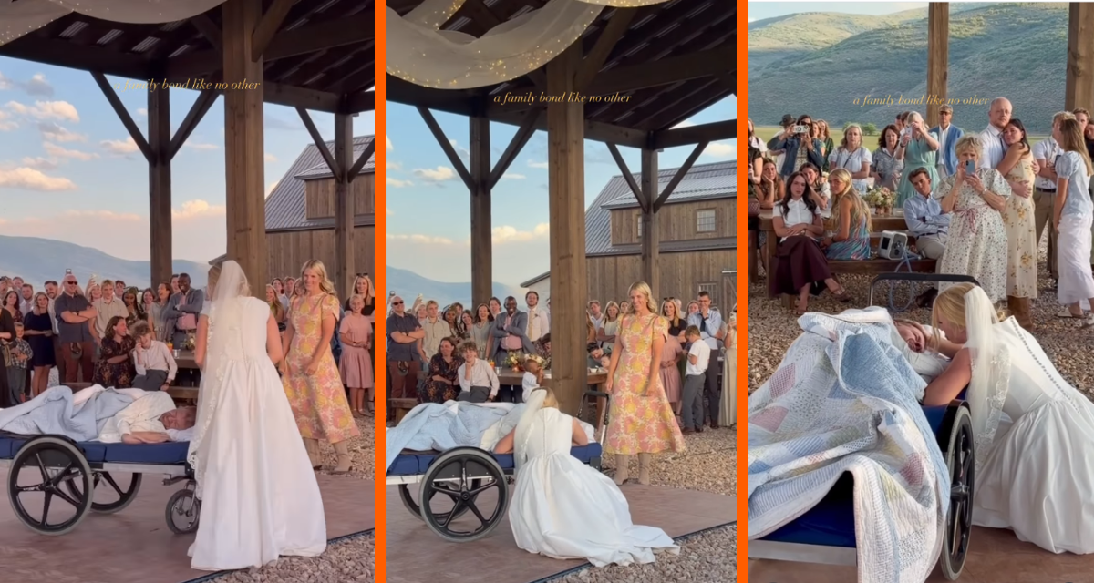 Dad with ALS dances at daughter's wedding 16 years later