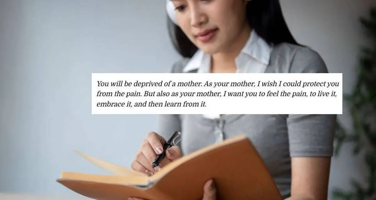 Mother's Final Letter Turns Pain Into Life Lesson for Kids