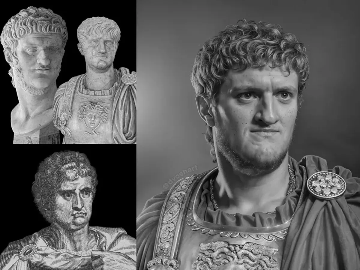 Artist Brings 54 Roman Emperors to Life with Digital Art