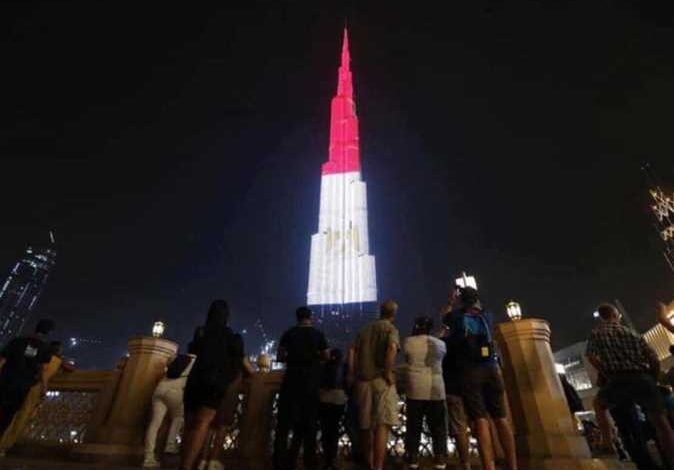 Burj Khalifa Lights Up for Egypt's First World Cup Win - Image 2