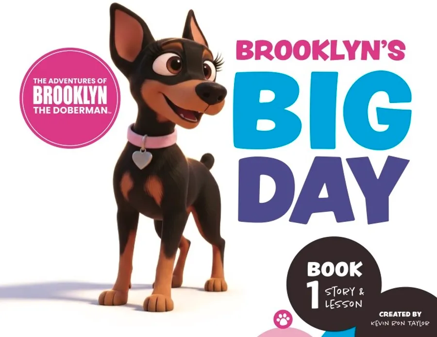 New Kids' Book Stars Doberman Puppy Fighting Stereotypes