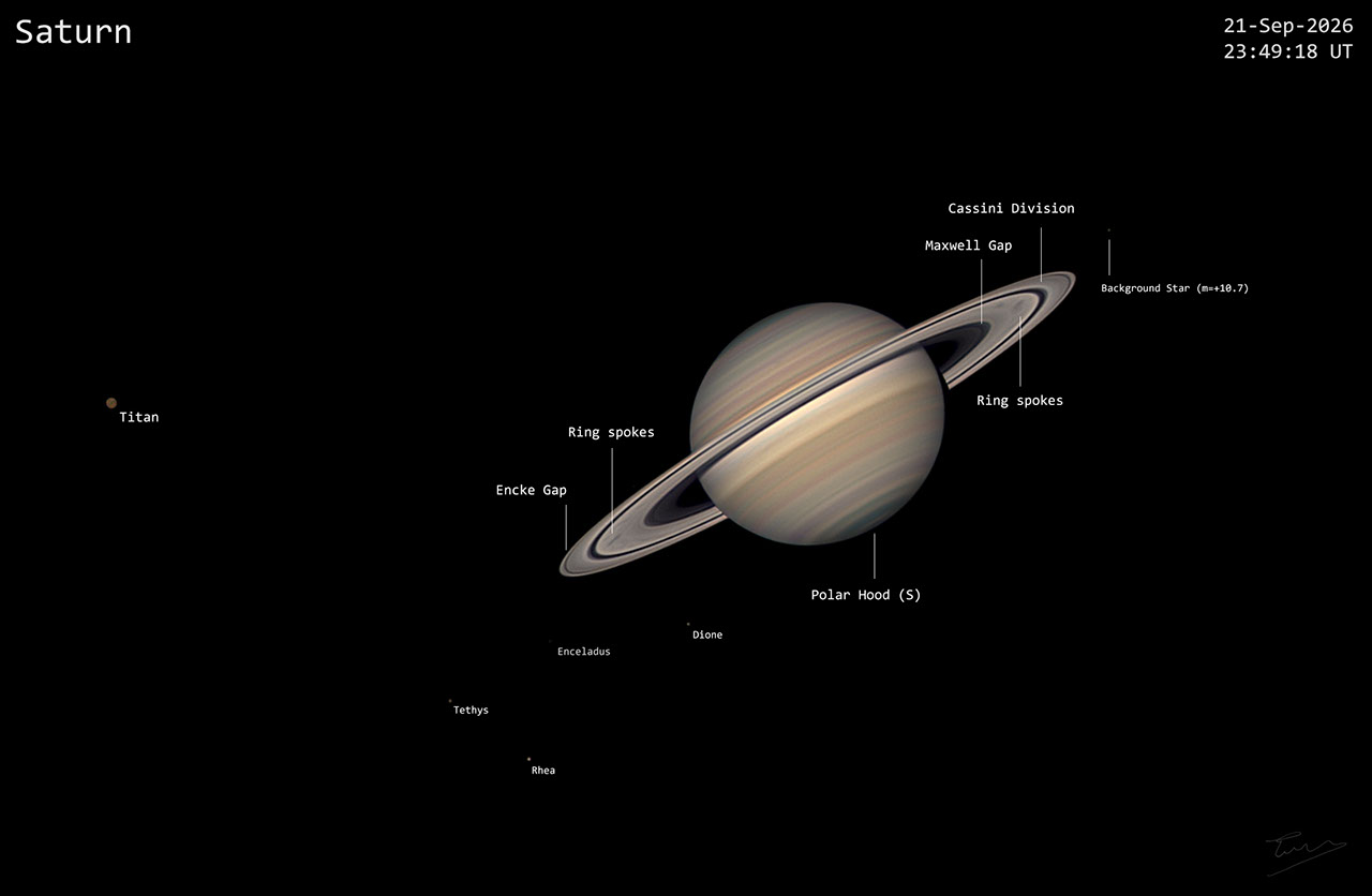 Amateur Captures Saturn in Stunning Detail from Backyard
