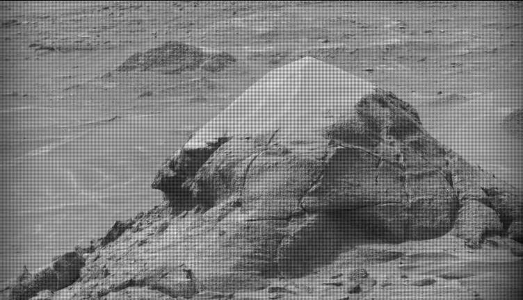 NASA's Curiosity Rover Explores Colorful Martian Rock Bands