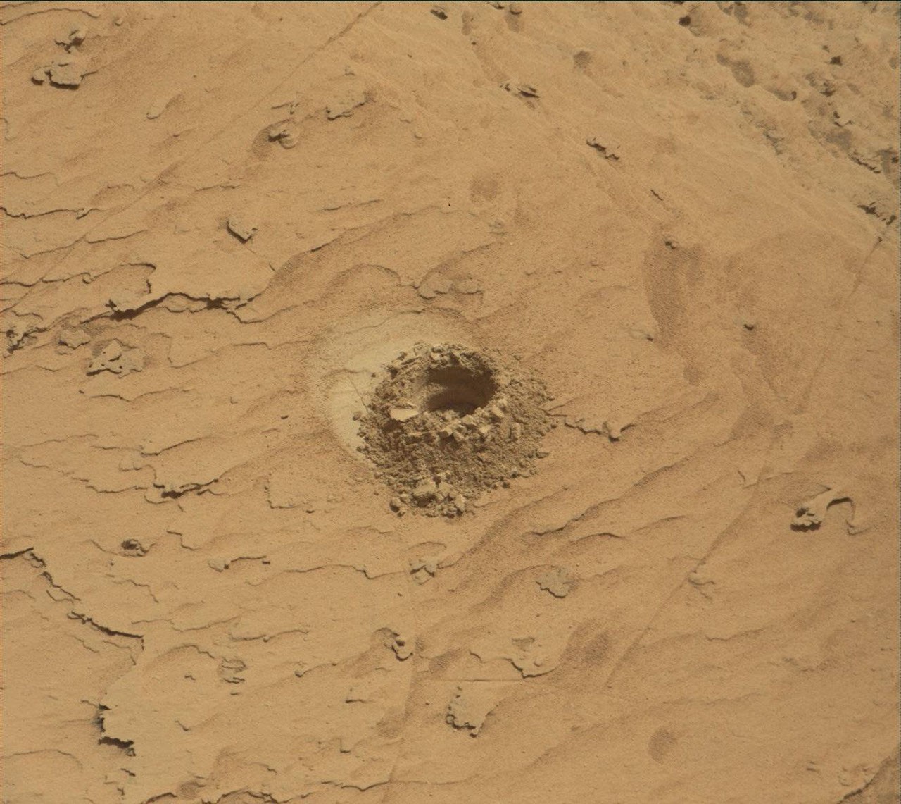 NASA's Curiosity Rover Successfully Drills Mars Rock Sample