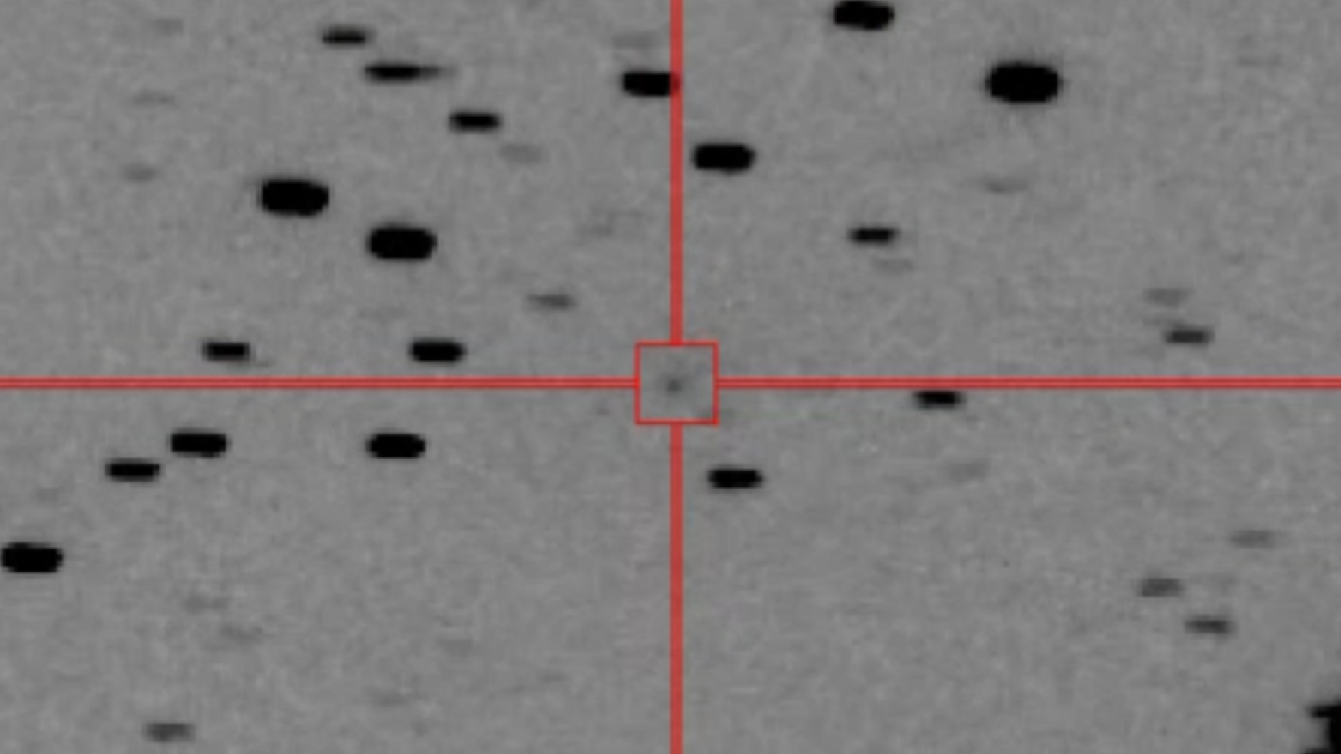 Comet C/2026 A1 (MAPS) glowing against dark space with visible tail streaming behind it