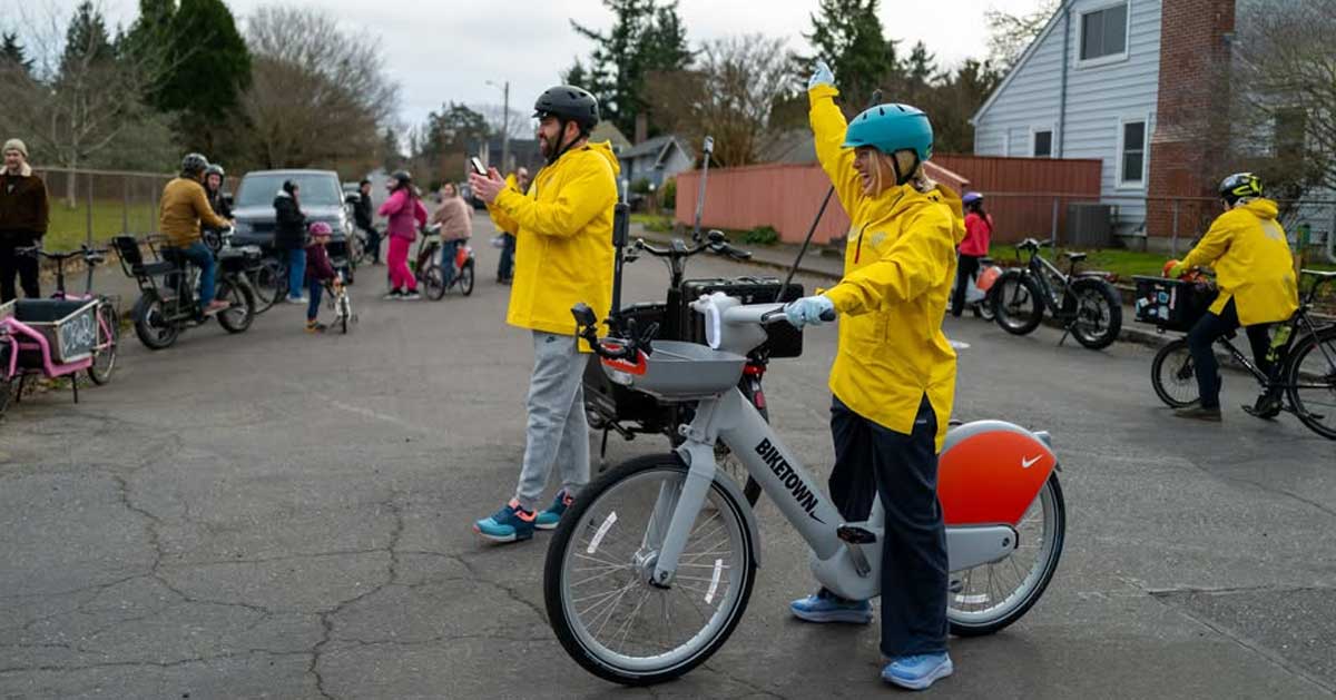 Zara Larsson Joins Portland Bike Bus Before Concert