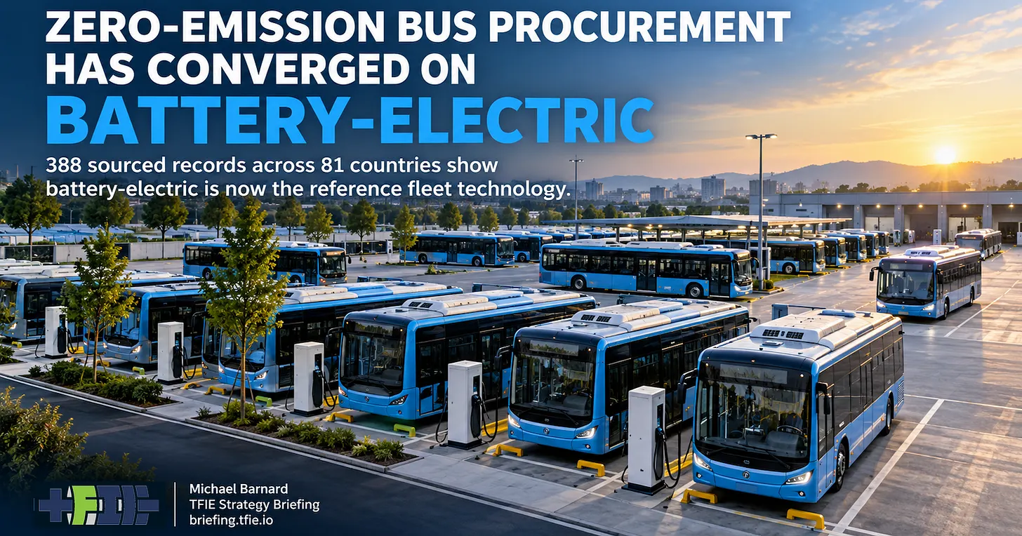 Cities Buy 200 Electric Buses for Every 1 Hydrogen Bus